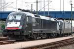 Die ES 64 U2-005 abgestellt in Hamburg Altenwerder, am 30,06,09 ...