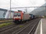 484-902 am 9.06.2009 mit dem Vos Zug in Giubiasco  ...
