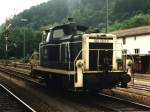 V60 360 583-9 auf Bahnhof Finnentrop am 18-7-1996. Bild und ...