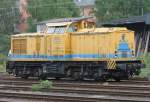 Die 203 304-1 der DBG steht abgestellt in D�sseldorf Rath ...