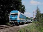 Die 223 065 mit dem ALEX nach M�nchen am 15.08.2009 ...