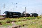 ER 20 - 013 der MRCE und zwei ES 64 ...