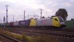 EVB ES 64 U2-036 fährt am 14.10. 08 mit einem Ganzzug ... EVB ES 64 U2-036 fährt am 14.10. 08 mit einem Ganzzug ...