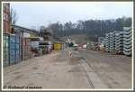 Als Teilnehmer einer Besichtigung der Baustelle des neuen Schl�chterner Tunnels ...