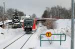 642 056 am 18.02.09 als RB 30922 in Chemnitz-Reichenhain  ...