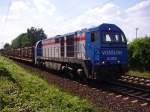 Eine MaK G2000BB, die f�r OHE f�hrt, f�hrt am 26.06. 08 ...