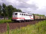 110 511-3 des DB ...  Felix H�hne 21.08.2009