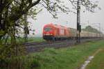 WLE 22 mit Warsteinerzug am 29.04.2009 im str�menden Regen bei ...