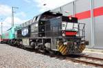 Die Lok G 1206 von Wincanton Rail vor der ...