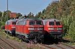 Dreier-Pack 218 ner abgestellt in Hannover am 19.08.09  ...