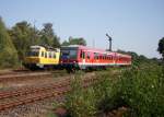 br-628-----928--629 Die 719 001-0 zusammen mit der 628 550 in Munster