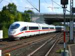 br-403-ice-3 ICE 3 bei der Durchfahrt des D�sseldorfer Flughafenbahnhofs 22.8.2009