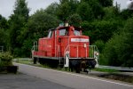 BR 363 Die Br 363 241-1 im Bahnhof Kempten, die nach der Ausfahrt der Regionalbahn ihren Sonderzug abhohlt und auf einem nahe gelegenem Abstellgleis bis zur n�chsten Sonderfahrt abstellt.