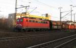 BR 139 139 315-6 f�hrt am 18.12.'08 mit einem gemischten G�terzug dem Sonnenuntergang entgegen; in Lehrte