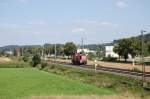 kbs-750-filsbahn 'Bass uf, jetzt kemmt die 294', sagte ich zu meinem Ansitzpartner am 6.8.2009 bei km 30 der Filsbahn und tats�chlich kam 294 781-0 als Lz Richtung Ulm angerollt.