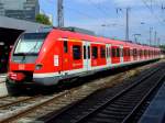 422 001 wartet am 20.08.2009 auf seine Abfahrt aus Essen ...