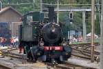 ed-2x2-2 SCB Mallet 196 bei einer Rangierfahrt am 22.08.2009 im Bahnhof Koblenz.