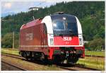 slb-salzburger-lokalbahnen Beim Warten auf den EC211 begegnete mir SLB91 (1216.940), welche gerade als Lokzug Richtung Rosenbach unterwegs war. Ledenitzen, 19.8.2009.