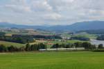 BR 754 754 059 mit R353 'Karel Capek' am 23.08.2009 beim Kl�pflesberg