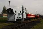 br-228-dr-v-180-dr-118 118 141-1 und 118 782-2 mit dem Klima Schneepflug am 22.08.09 im SEM-Chemnitz-Hilbersdorf.