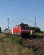 101 111-3 mit IC 2115 von Stralsund Hbf nach Stuttgart ...
