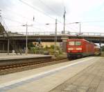 11.08.2009 Eberswalde Hbf. BR 114-034   ...