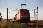 115 448 zieht am fr�hen Morgen des 19.08.09 EN 476, ...