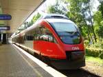 �BB Talent 4024 004-6 steht am 24.07. 08 in Bregenz zur ...