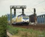 ME 146-07 hat soeben die S�derelbbr�cken mit ihrem ME 80953 ...