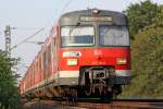 Der 420 850-0 als S8 Richtung Wiesbaden, am 20,08,09  ...