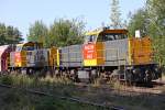 Die 6463 und 6466 Kurz vor dem Rheinkalk Werk W�lfrath, ...