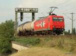 145-CL 012 der HGK poltert am 20.08.09 mit einem �ler ...