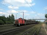 363 201-5 nochmal mit den selben Schiebewandwagen am 17.08 durch ...