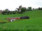RBS - Triebwagen Bre 4/4 1 mit den Steuerwagen Bt ... RBS - Triebwagen Bre 4/4 1 mit den Steuerwagen Bt ...
