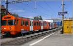 RBS Regionalverkehr Bern-Solothurn Be 4/12 43 aus Jegenstorf erreicht Worblaufen. (22.08.2009)