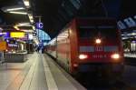 Gleich fährt 101 115 mit ihrem CNL richtung Norden aus. ... Gleich fährt 101 115 mit ihrem CNL richtung Norden aus. ...