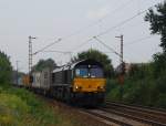6617 der ERS Railways ist am 8.8.09 bei Limmer mit ...