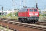 218 832-4 war eine Seltenheit, als sie am 15.08.2009 durch ...