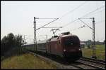 br-1116-vor-personenzugen 1116 156 ist mit dem IC 2082 'K�nigssee', Berchdesgaden Hbf - Hamburg-Altona, bei Osterm�nchen unterwges. (01.08.2009)
