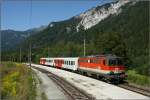 br-1142 E-Lok 1142 607 f�hrt mir R 3789 von Selzthal nach Kleinreifling.
Ges�useeingang 24.08.2009