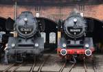 50 3628-0 und 50 3610-8 am 22.08.09 im SEM-Chemnitz-Hilbersdorf.  ...