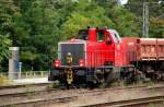 262 004 zieht am 03.08.09 einen Güterzug am Magdeburger Hbf ... 262 004 zieht am 03.08.09 einen Güterzug am Magdeburger Hbf ...