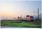auslandische-zuge Sehr stimmungsvoll erwischte ich am 21.8.2009 in der Gegend von Finkenstein den R4960 (Rosenbach - Villach), welcher zudem f�r mich �berraschender Weise mit der DB 101.083 bespannt war.