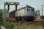 ITL Eisenbahngesellschaft mbH Die sch�ne W232.03 der ITL brummt am 20.08.09 als Lz von Hohe Schaar �ber die S�derelbbr�cken Richtung S�den.