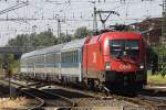 1116 009 f�hrt mit dem Bart�k B�la EC nach Budapest ...