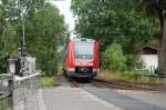 W�hrend die 218 noch auf den Gegenzug wartet, f�hrt dieser ...