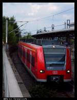 424 001 mit einem Sonderzug in Hannover Messe/Laatzen  ...
