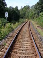 Strecke 6651, KBS 539, am unbeschr. B� km 4,0, Blickrichtung ...
