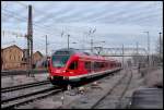 429 528-3 kehrt an einem Wintermorgen von der Insel R�gen, ...