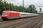 101 030 f�hrt am 30.8.09 durch Duisburg-Gro�enbaum  ...